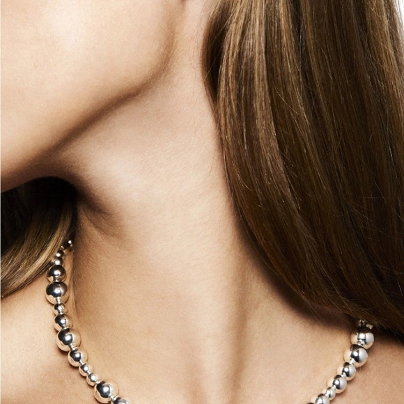 LIE STUDIO The Elly Necklace 925 Sterling Silver Plated - Picture 9 of 11